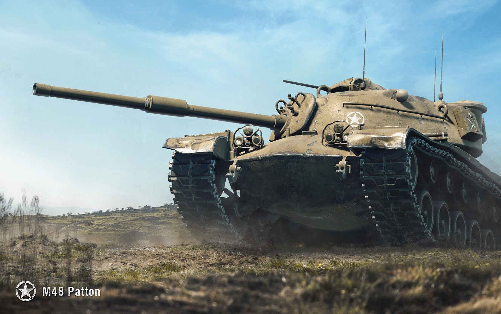 【坦克世界】m48a5:我要成为新世界的卡密!