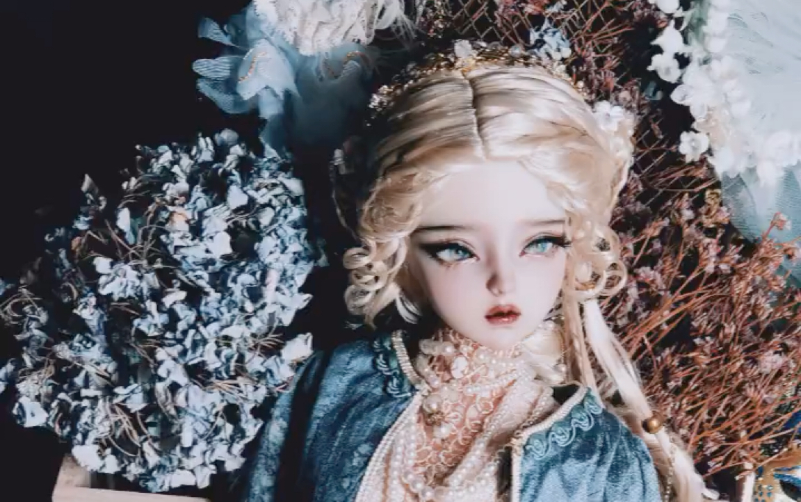 bjd天霸妆柳如是私养,华丽的妆容展示