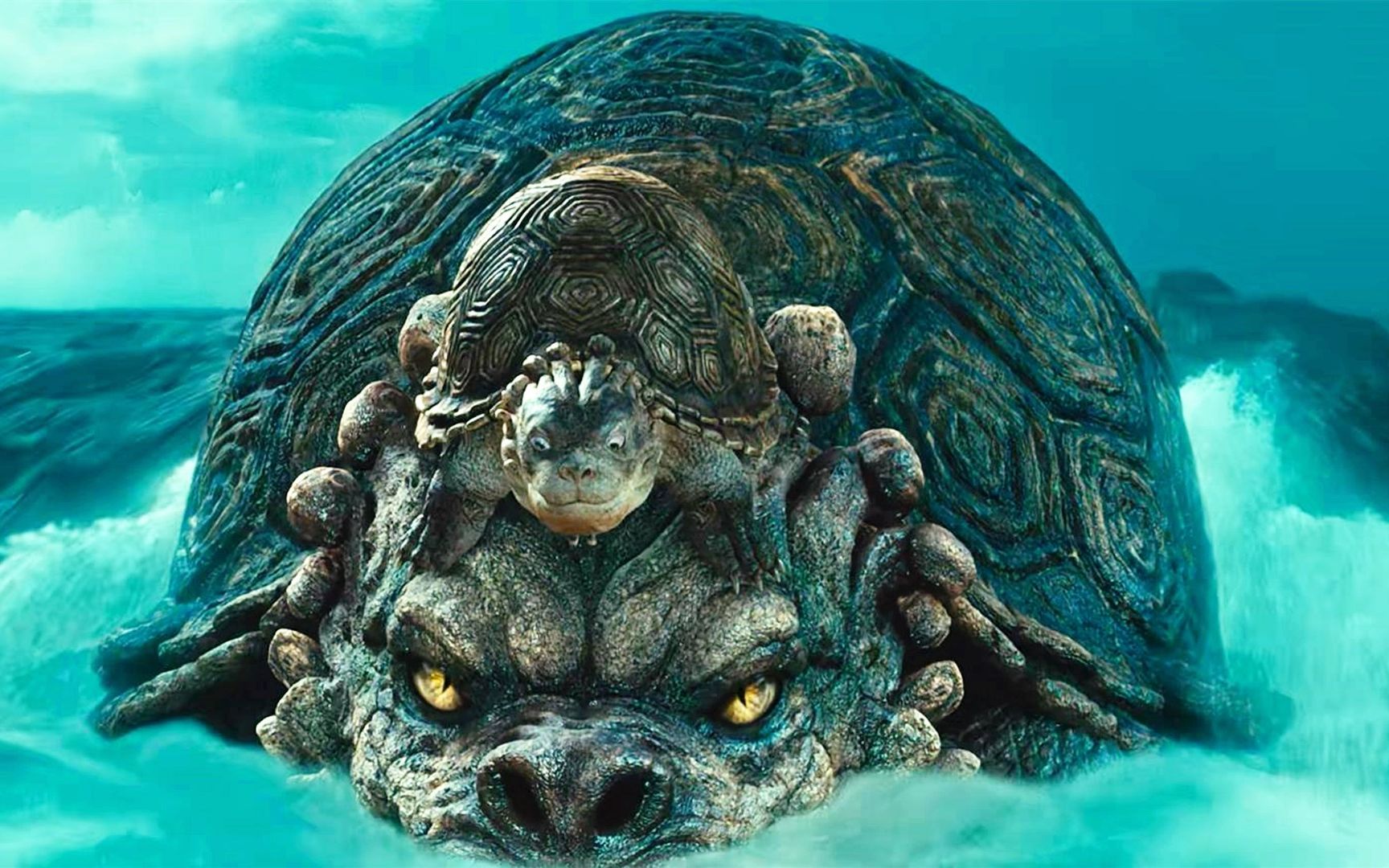 男子救下一只乌龟,乌龟为了报恩,请来神兽玄武前来帮忙!