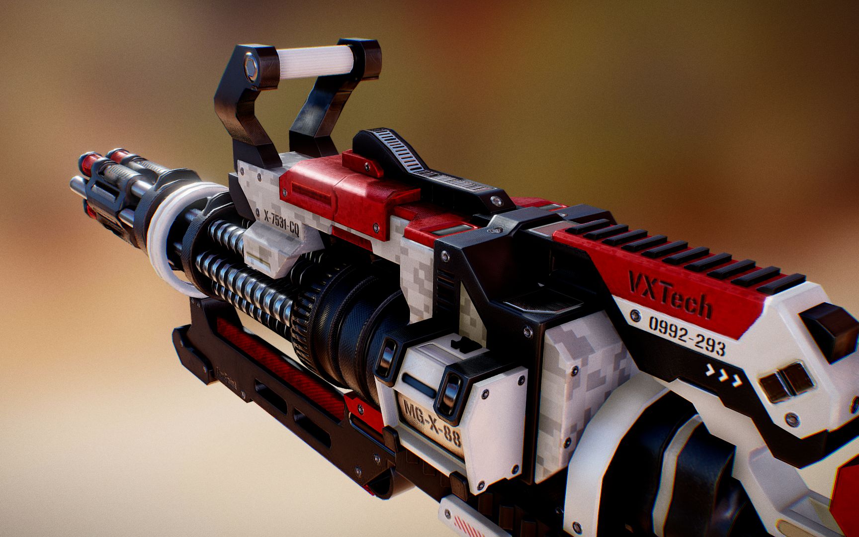 次世代制作"加特林"模型结构卡线讲解_哔哩哔哩_bilibili