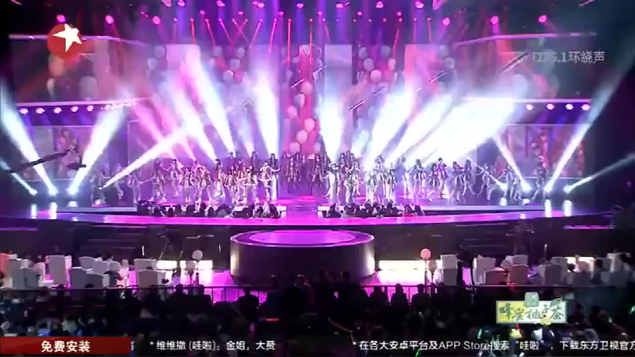 SNH48  呜吒(UZA)  2015东方风云榜哔哩哔哩bilibili