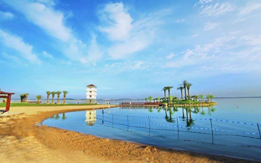 九江海韵沙滩夜景_哔哩哔哩 (゜-゜)つロ 干杯~-bilibili