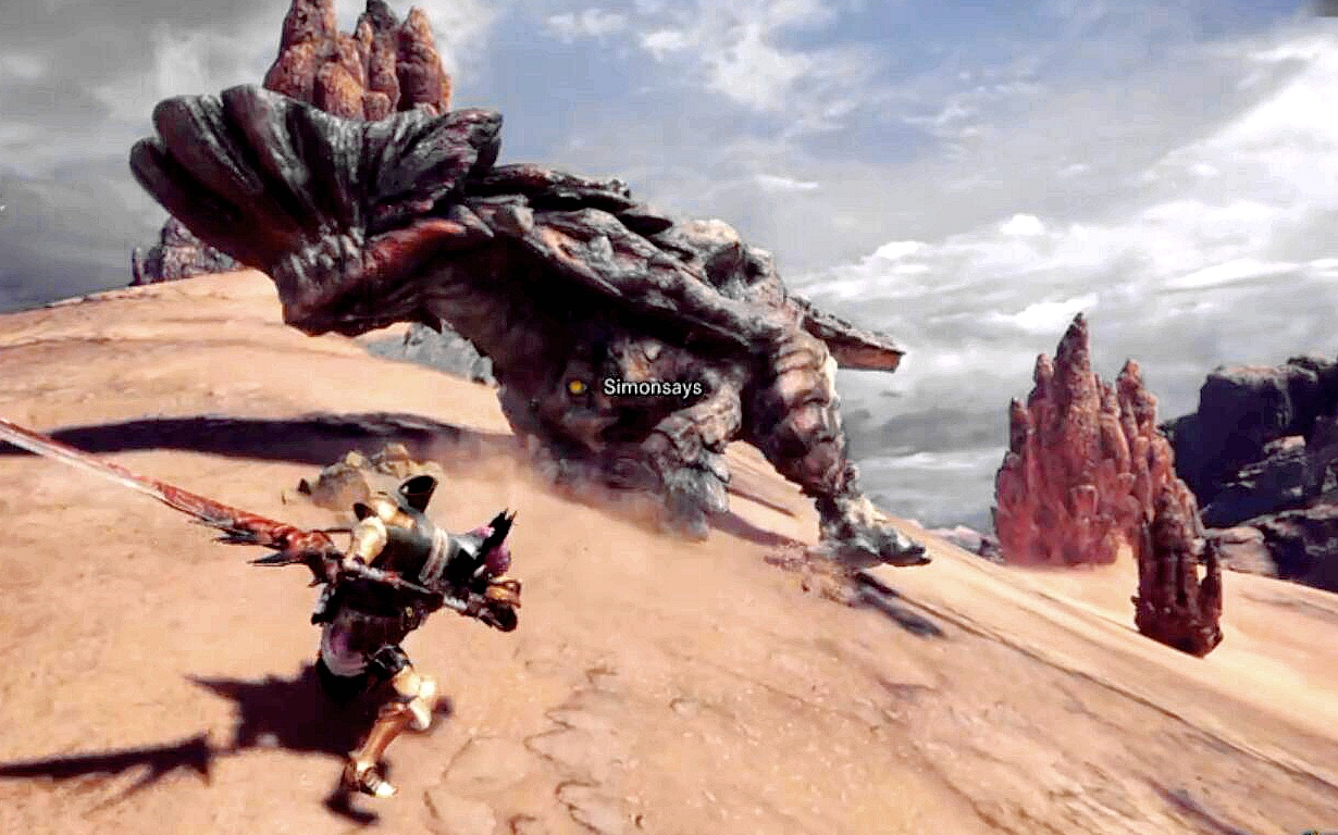 【monster hunter w】怪物猎人世界 -太刀与土砂龙