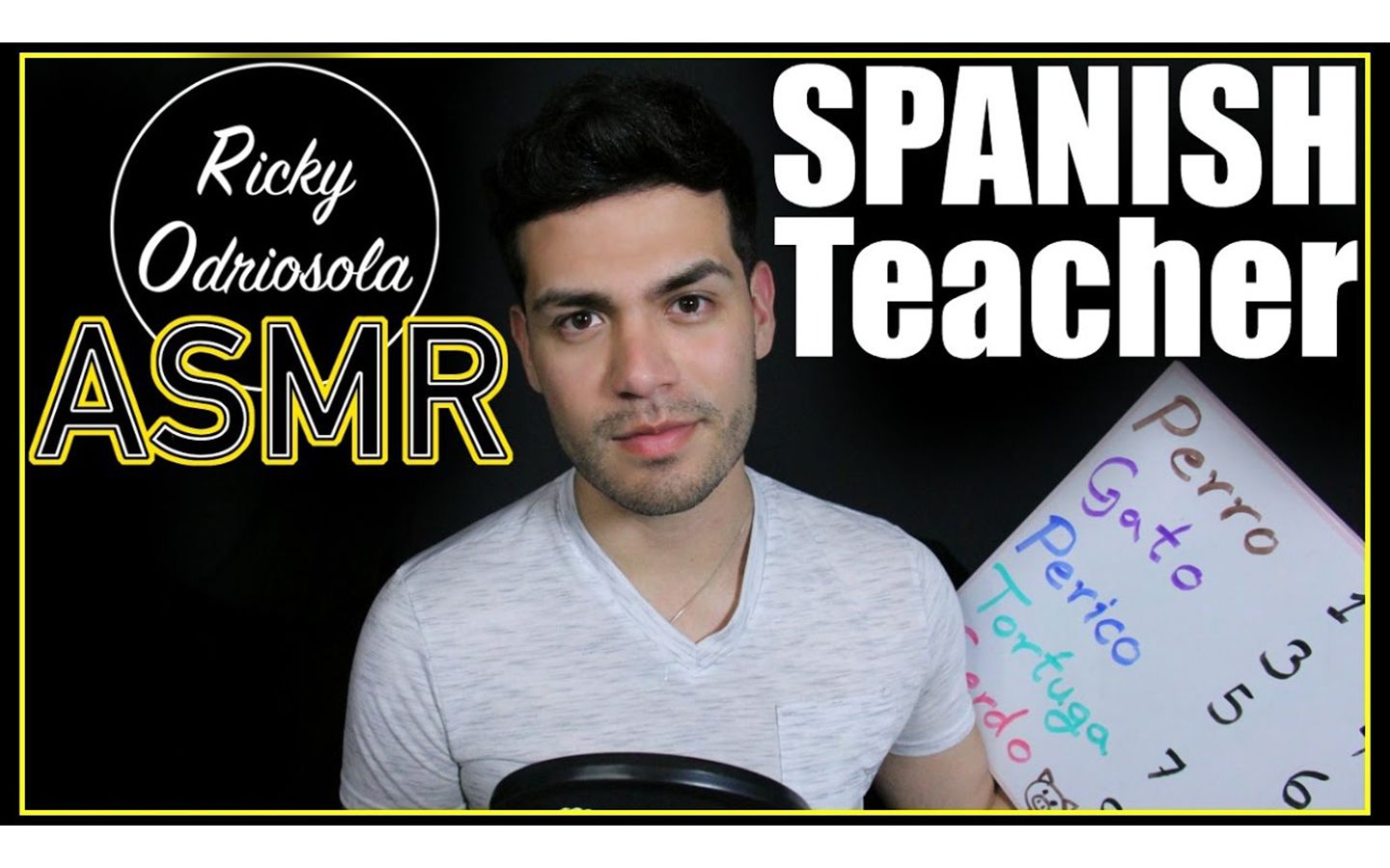 asmr·ricky小哥教你学西班牙语 part2_哔哩哔哩_bilibili