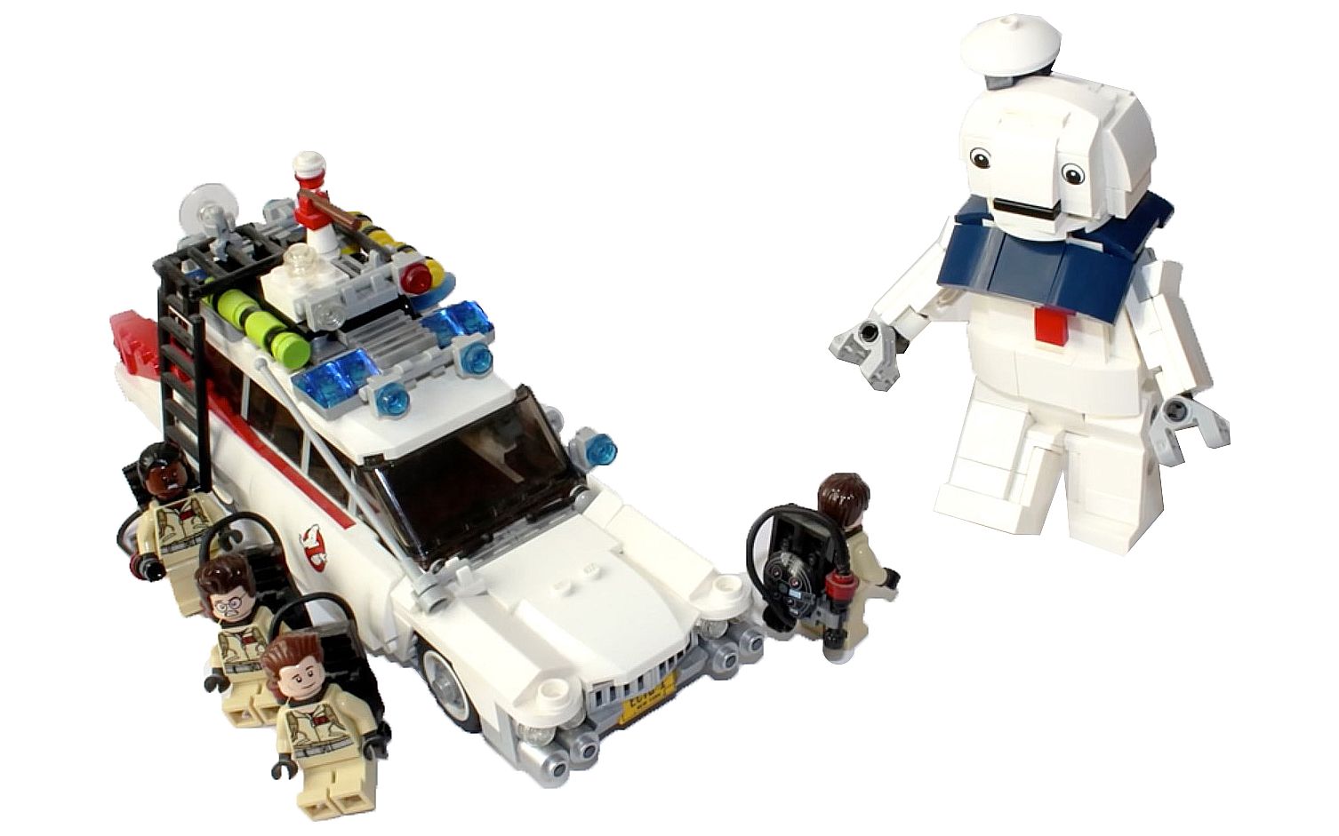 乐高moc教程捉鬼敢死队棉花糖鬼拼搭指南