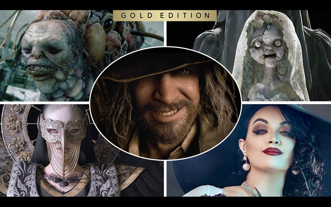 【4k60帧】《生化危机8黄金版》第三人称全boss战 | 英文版 | 作者