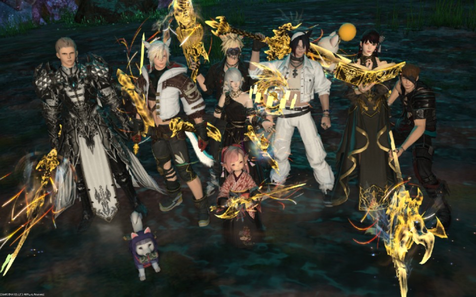 【ff14】6.4绝巴哈赤魔通关纪念