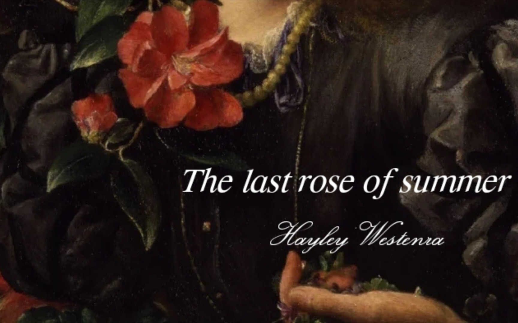 [图]【爱尔兰经典民歌︱夏日最后一朵玫瑰】The last rose of summer-Hayley Westenra