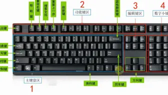 Excel表格入门基础教程，电脑入门到精通，认识键盘名称