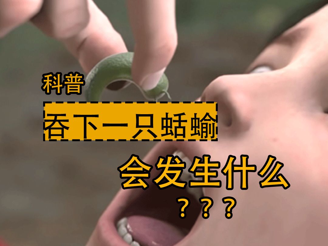 如果吞下一只蛞蝓,会发生什么?