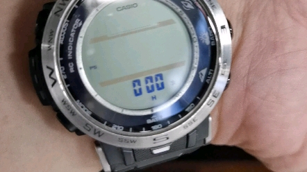 卡西欧CASIO ProTrek PRW30 机芯编号3490,电波手表每天0点自动收波校时收波成功哔哩哔哩bilibili