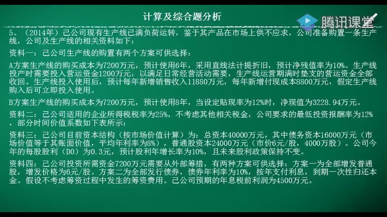 [图]中级财务管理-20小时过财管