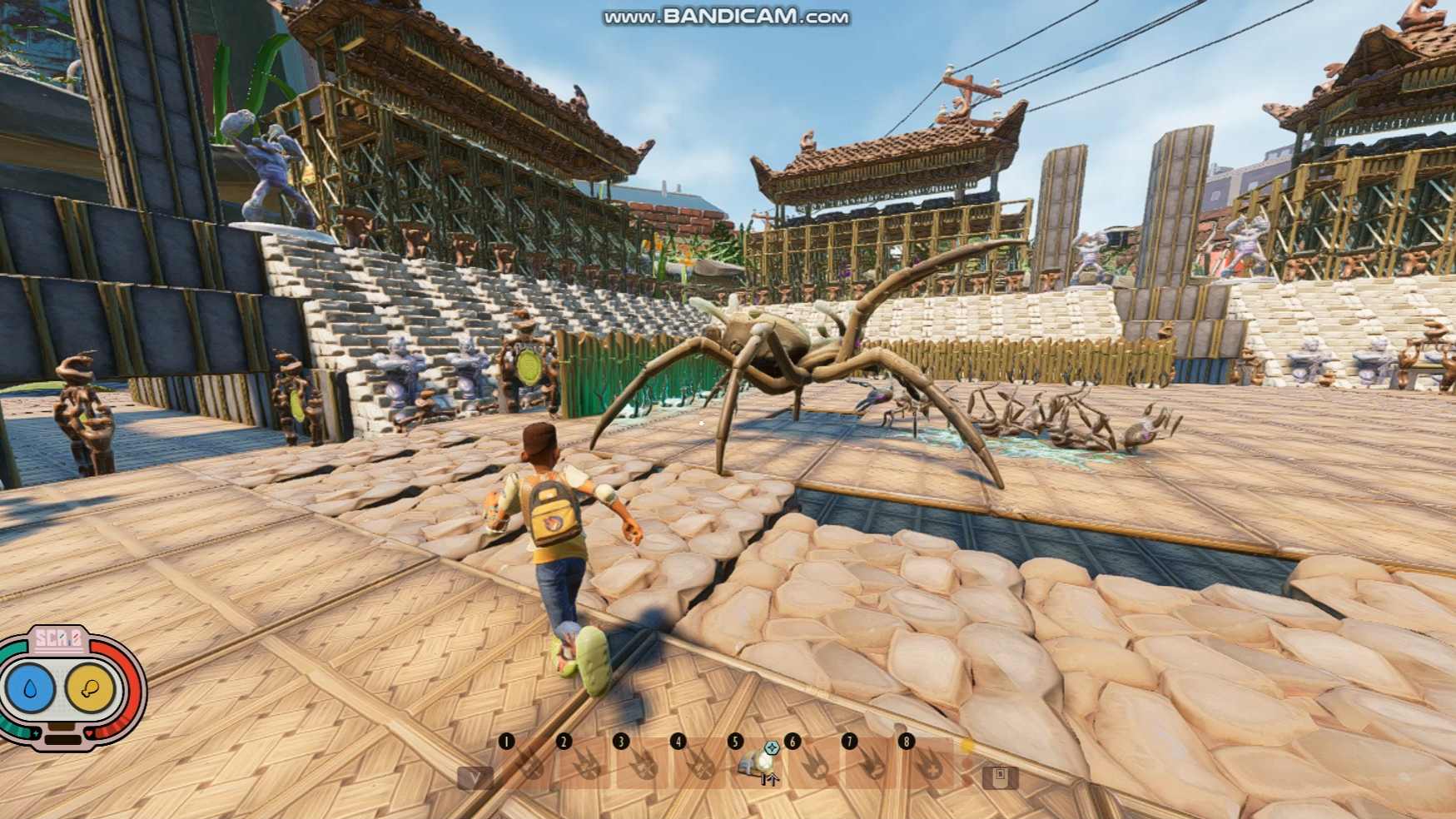 【禁闭求生】斗兽场系列第111期|感染狼蛛对战3只感染黑兵蚁