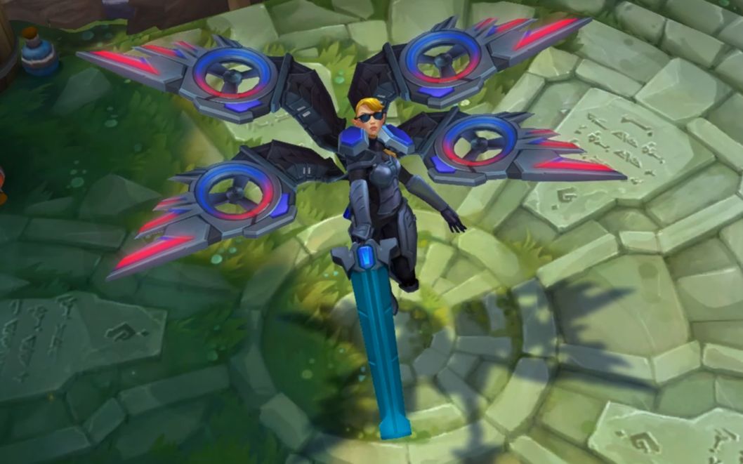 皮肤预览重做后的防暴天使凯尔