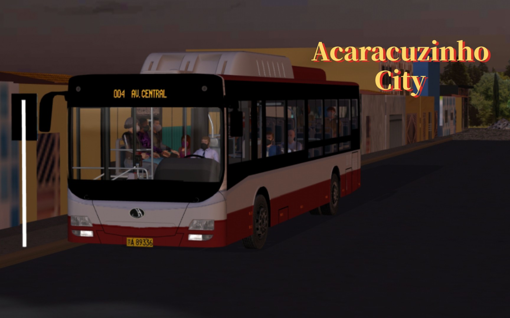 proton bus系列,驾驶京华bk6111cngz3,行驶于acaracuzinho city地图