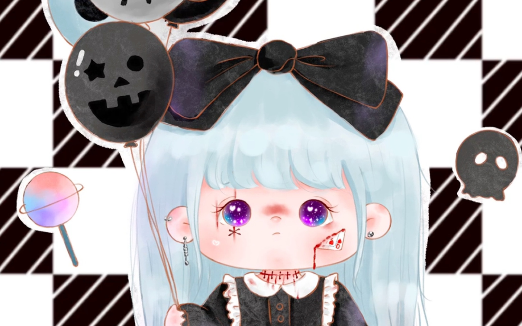 万圣节可爱萌娃壁纸