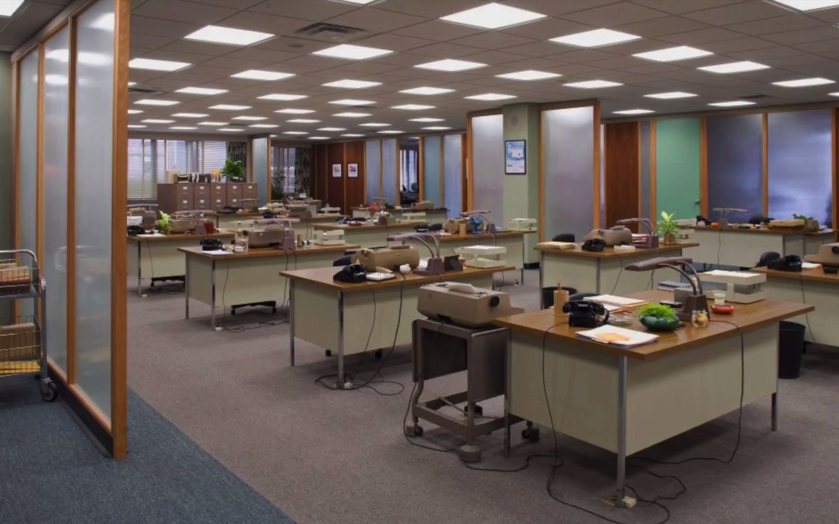 【白噪音】广告狂人里的办公室氛围|工作 放松 学习·mad men office