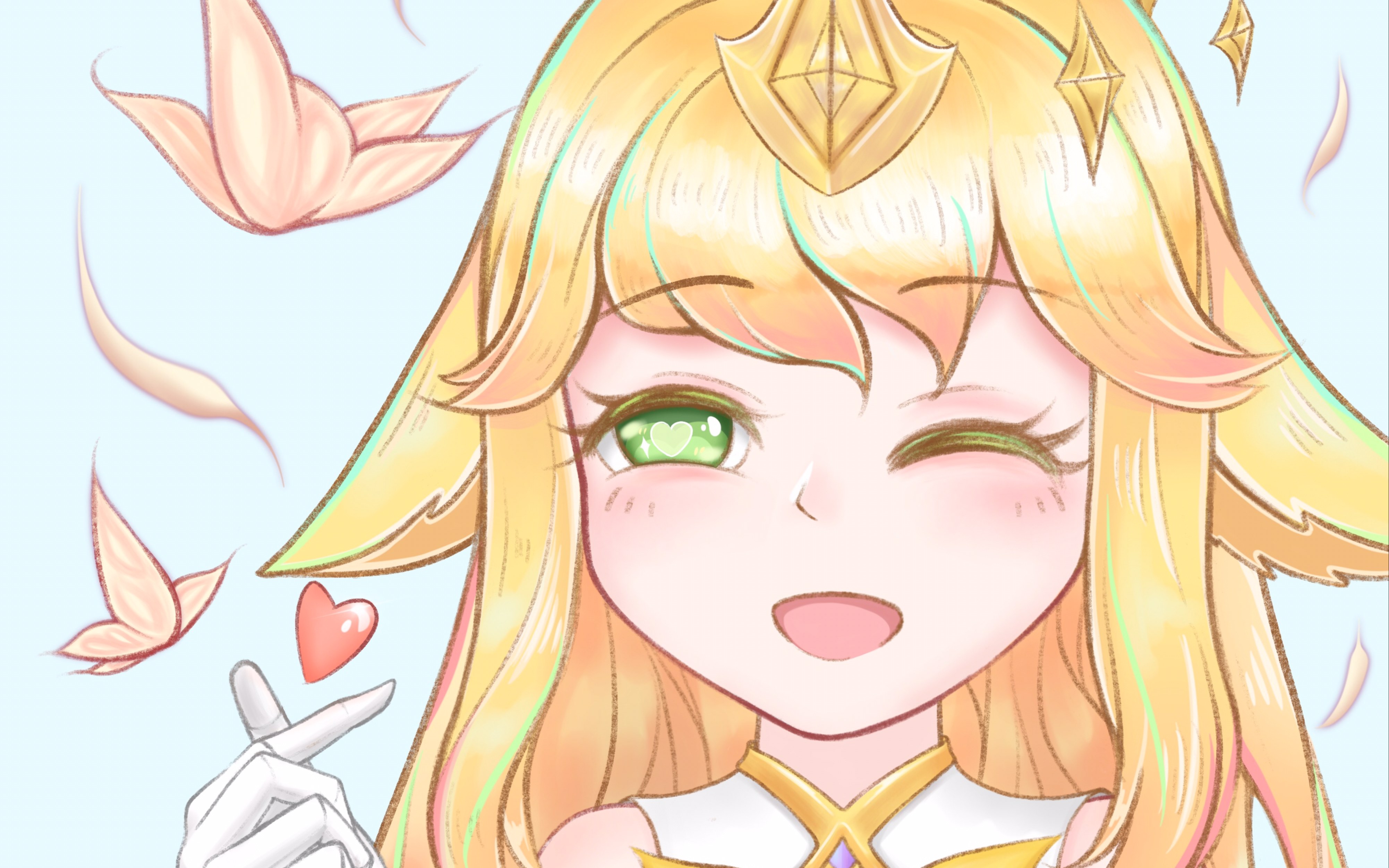 板绘这只索拉卡能诱惑到你嘛英雄联盟同人