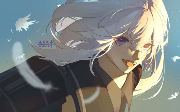 【刀剑乱舞/绘画过程】骨喰藤四郎