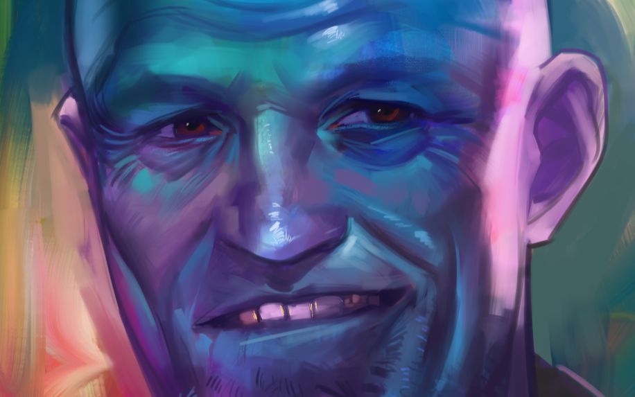 勇度的绘制过程