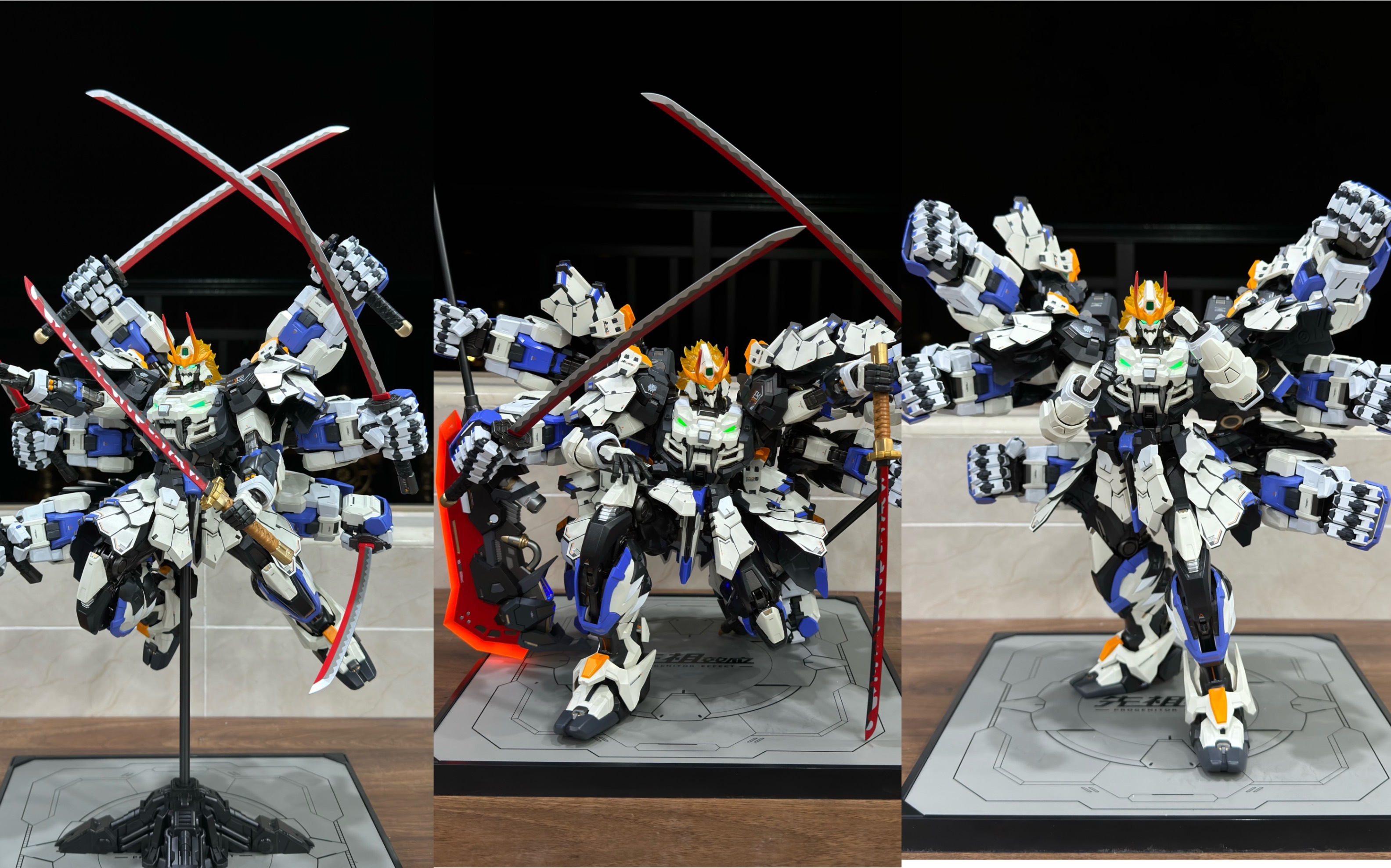 moshow模寿,甲斐之虎众筹版,沉浸式开箱,八臂白虎改造