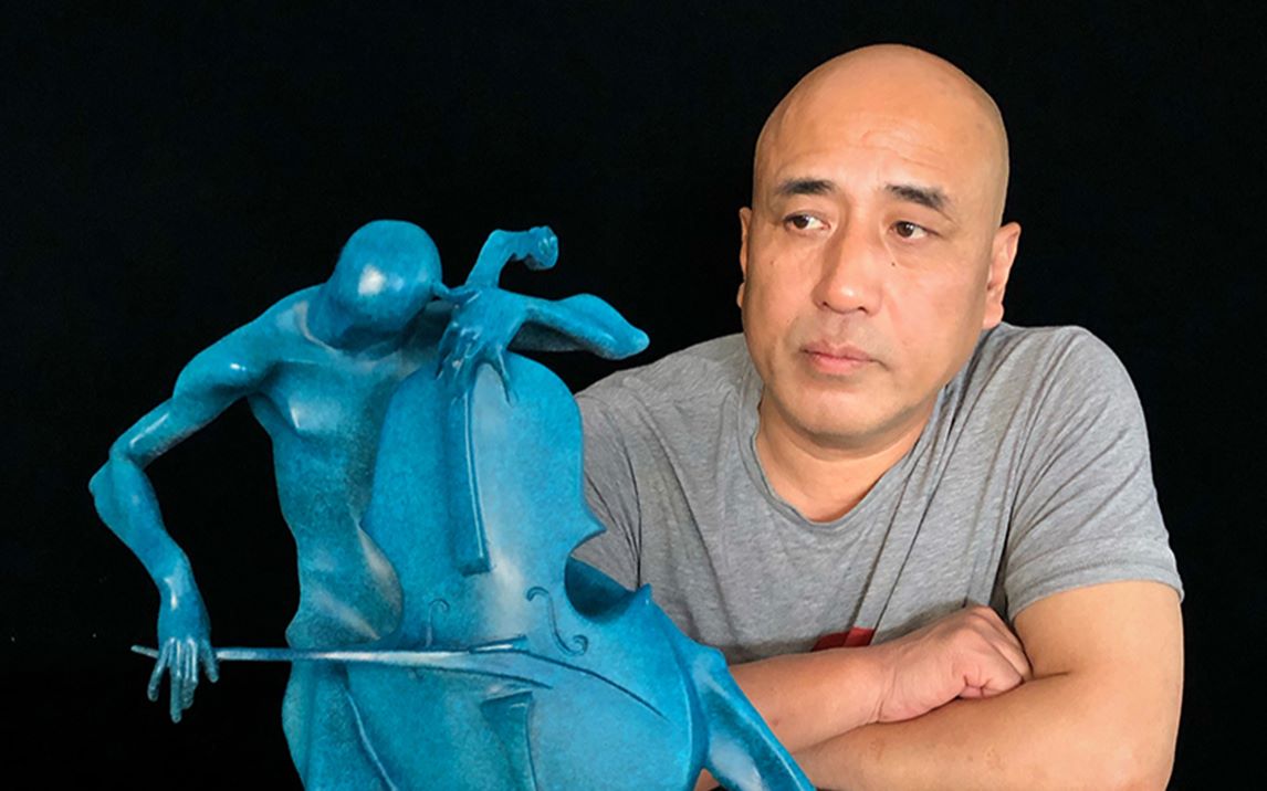 情未了为郑宝成老师在国家大剧院的收藏作品缩小版艺术衍生品限量版