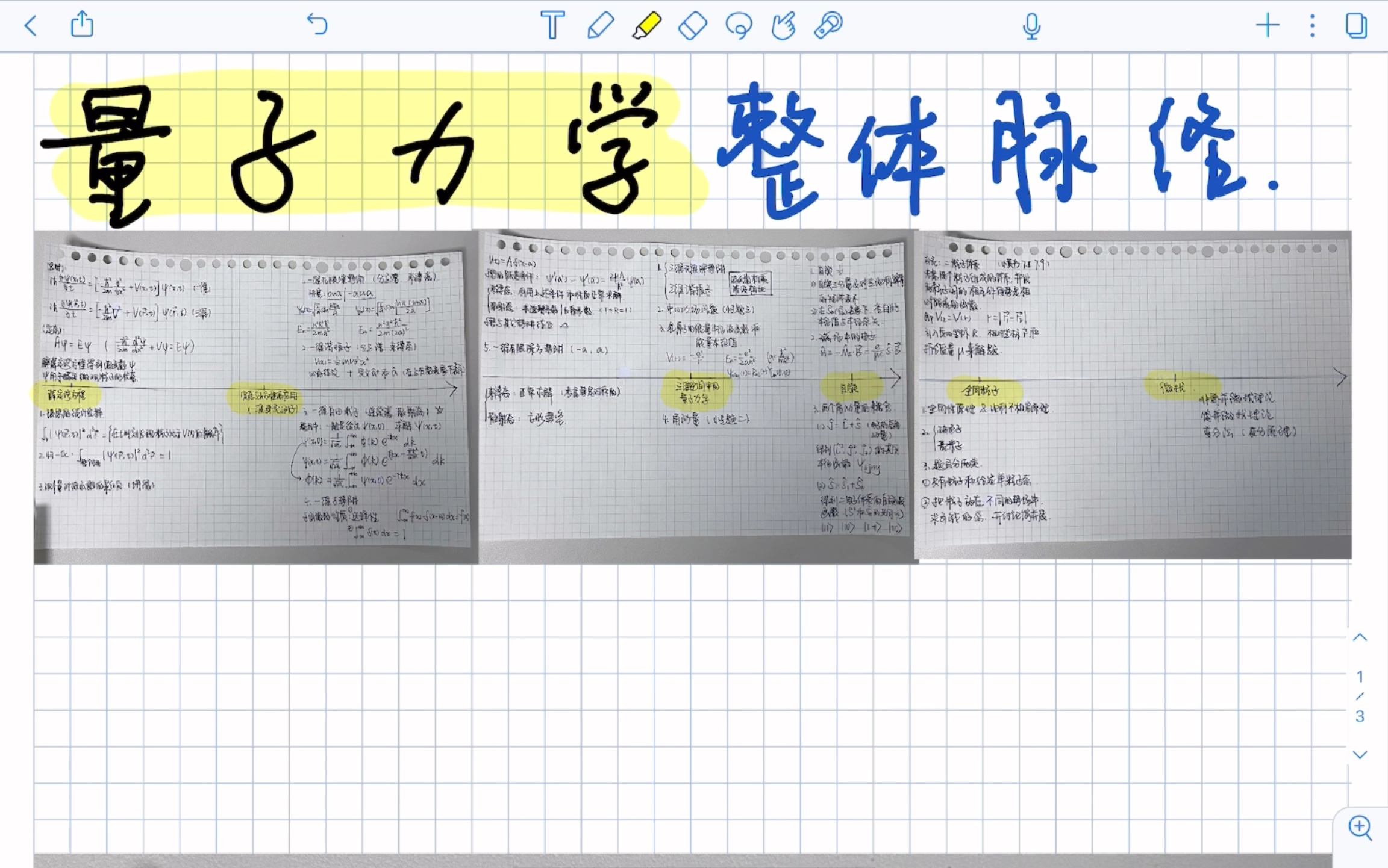 [图]量子力学整体脉络—半小时速成版（适用于有一定基础的）