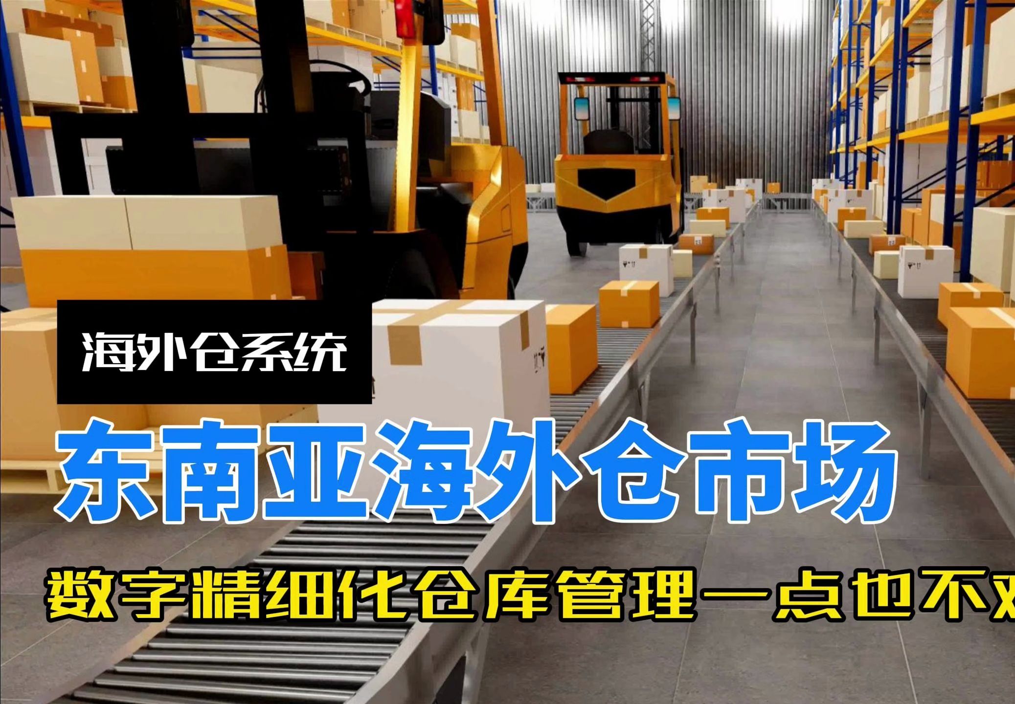 东南亚海外仓市场,数字精细化仓库管理一点也不难