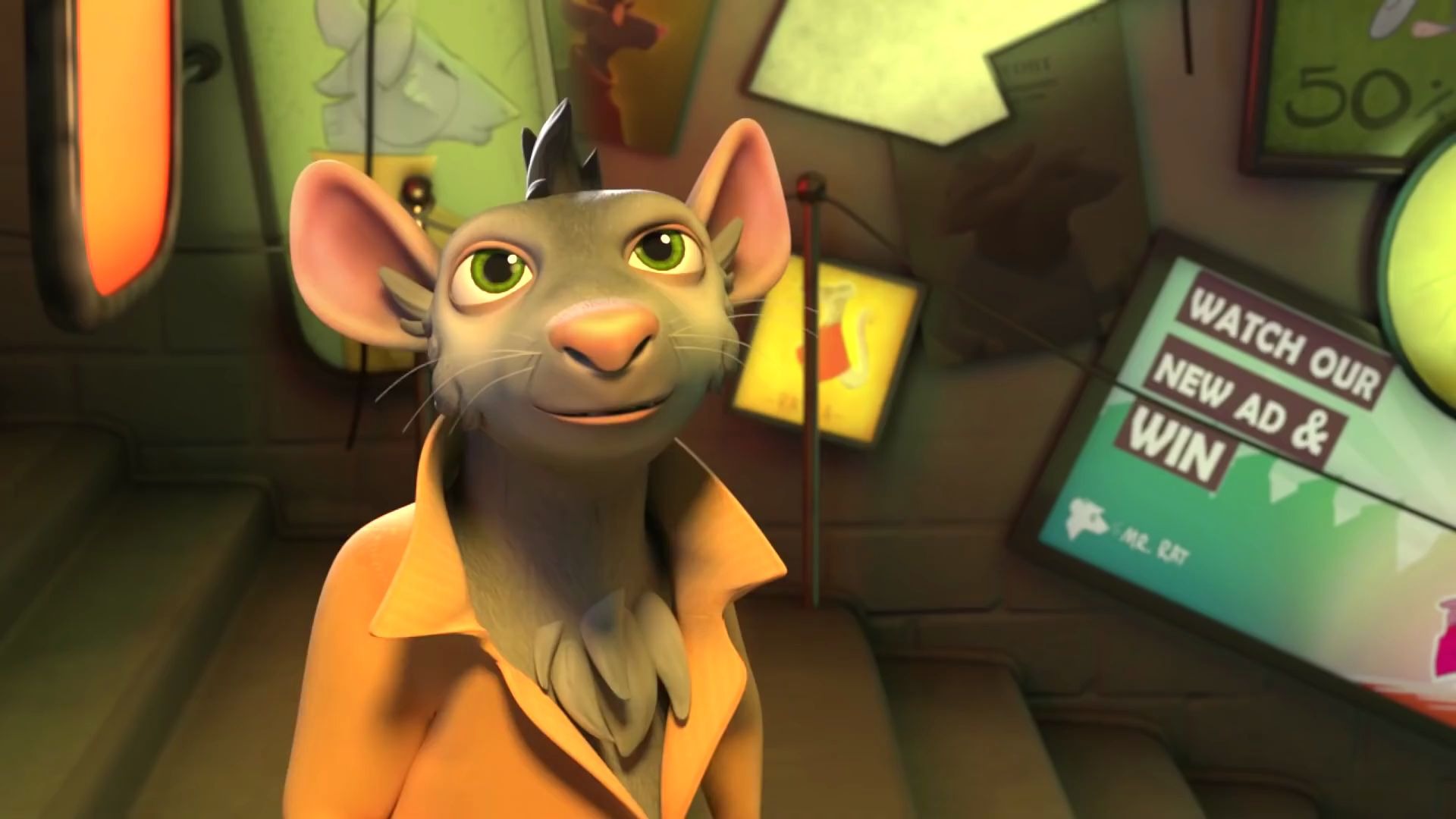 cgi animated short film- -flower in the subway- by the animation