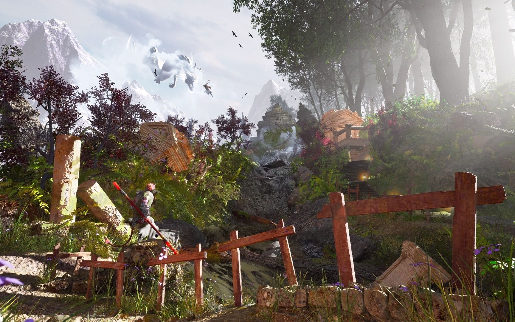 【虚幻4】ue4森林小溪场景2.