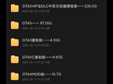 [图]GTA合集，需要的自取三连加关注，回复你迅雷提取码一定要私信迅雷gta！！！