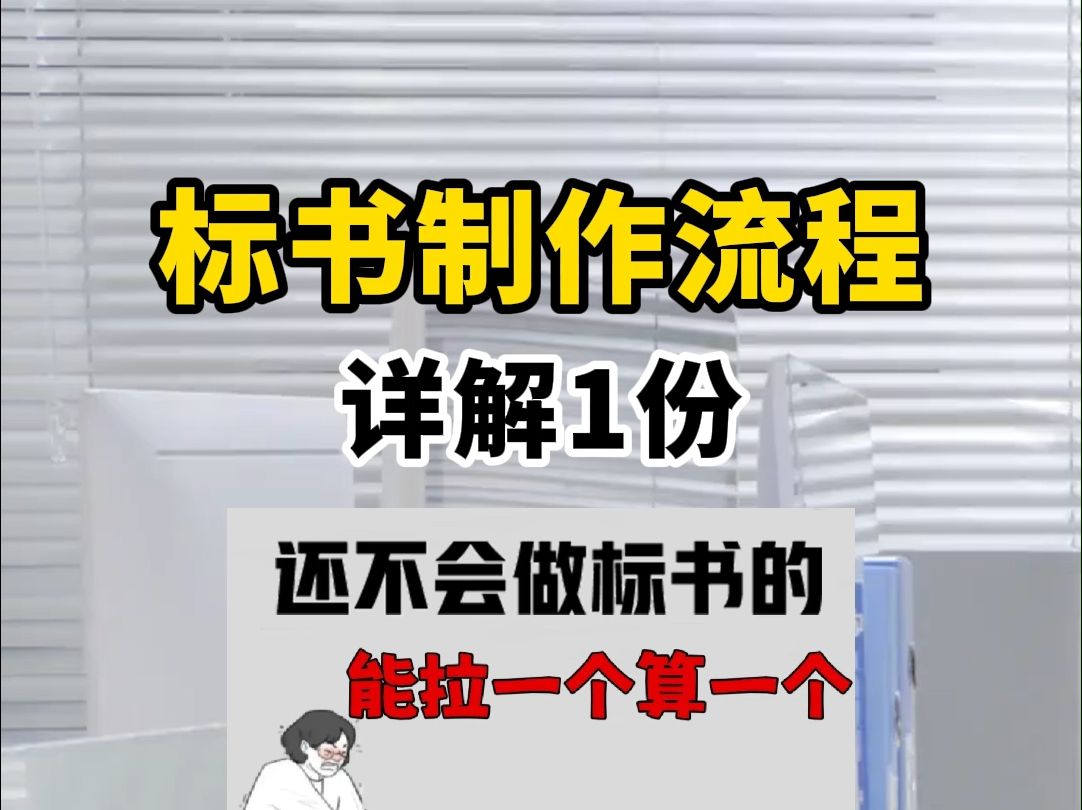 还不会做标书的能拉一个是一个,标书制作的全流程详解一份哔哩哔哩bilibili