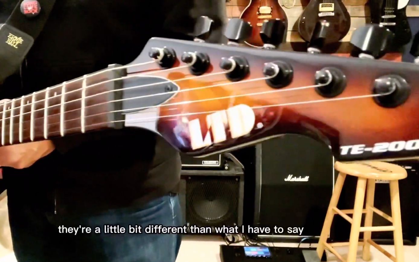 [图]桃花心的Tele：ESP LTD TE200 Sunburst 经典日落渐变色