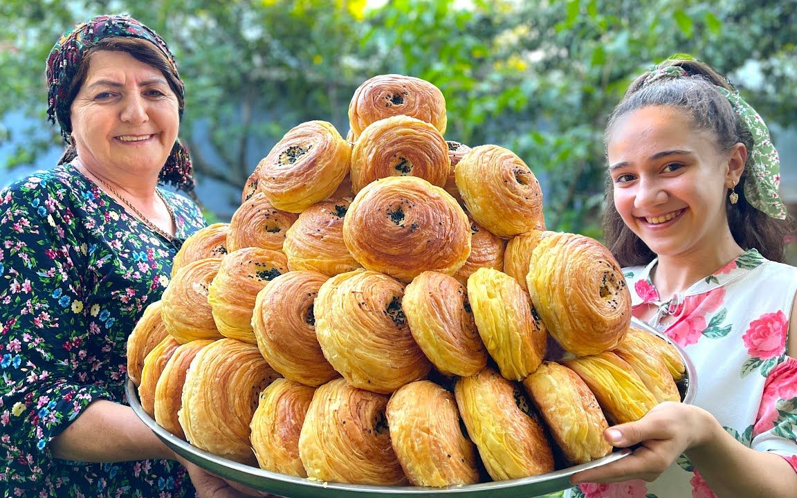 阿塞拜疆传统美食的最佳糕点! 酥脆又让人垂涎欲滴!