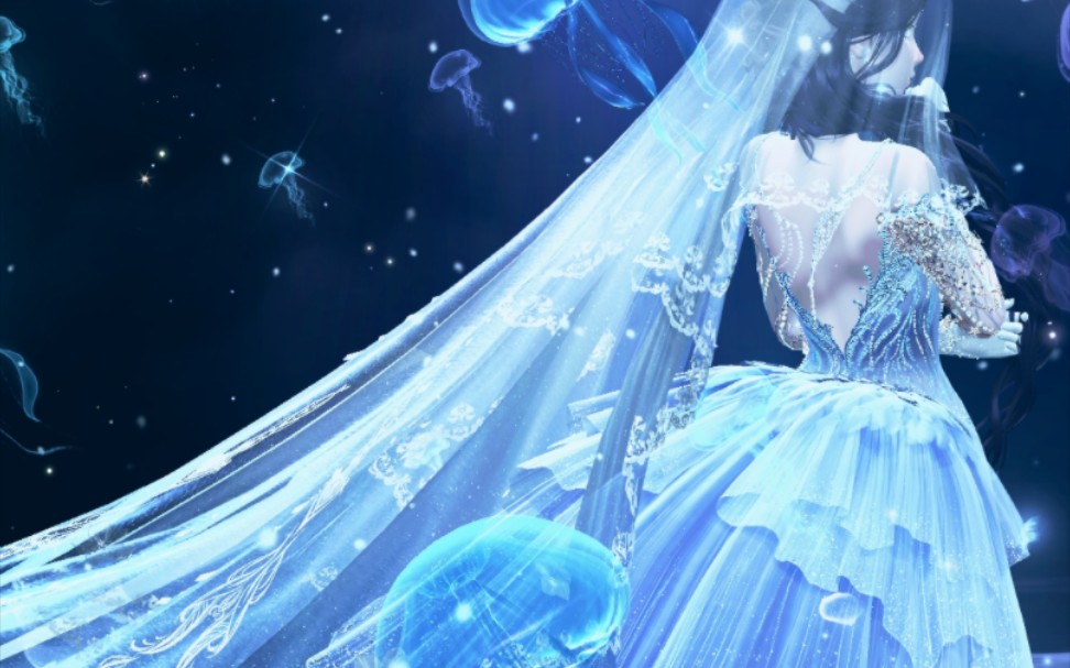 溯海鲸梦——钢琴大拖尾染色妙用游戏直出分享