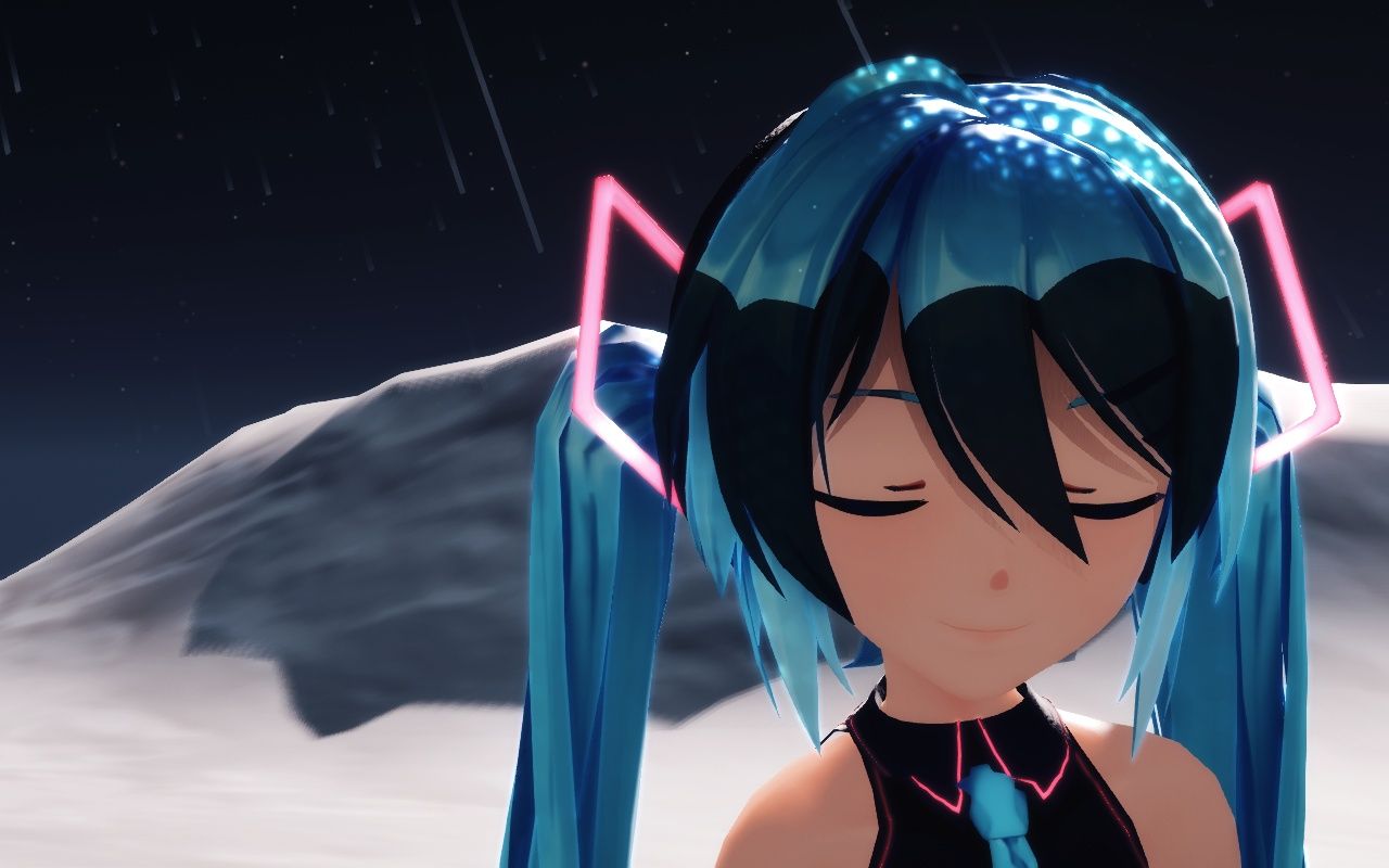 【背-光污染系列】太空起舞miku_哔哩哔哩_bilibili