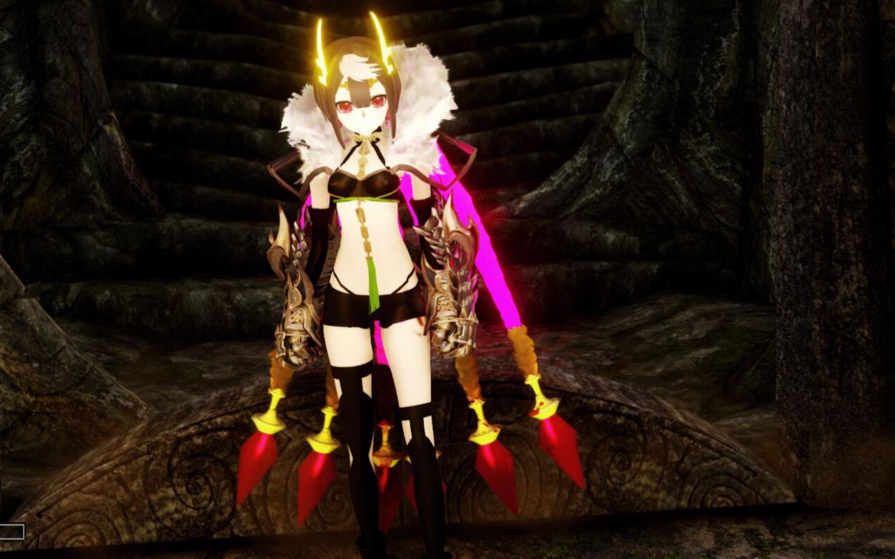 霸气外露魔王爱丽儿 ,有生命力的魔神武器(会伸缩)【新版本内容预告】