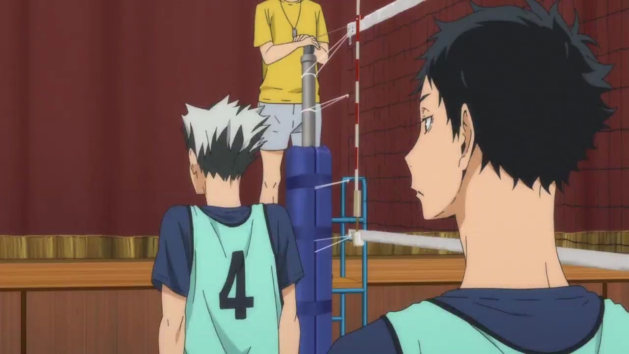 排球少年月岛拦网吓到木兔