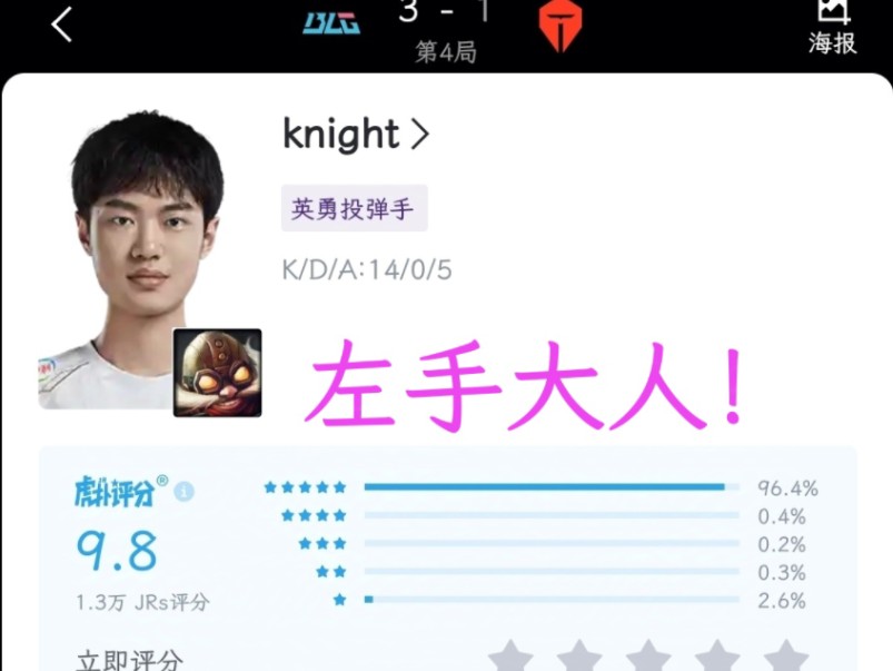 卓尔不群,定荡八方!BLG3:1TES虎扑锐评哔哩哔哩bilibili