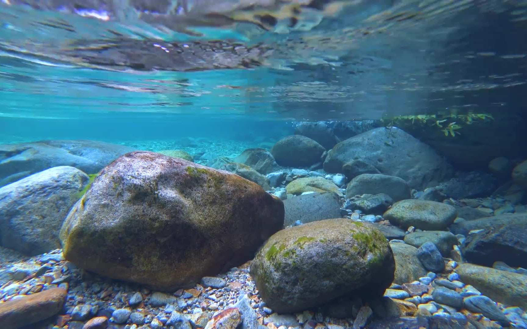 【深度/睡眠/读书/学习/冥想】共鸣水下鹅卵石-1080p 高清