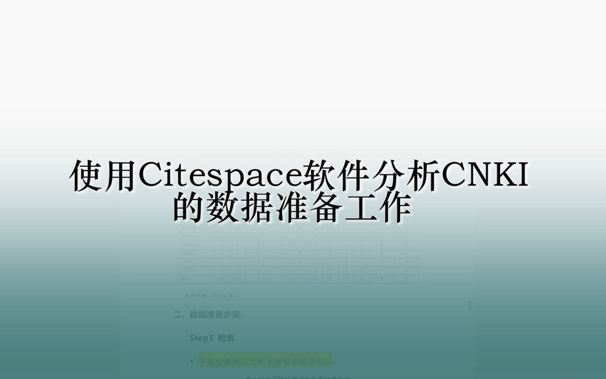 【02】Citespace分析CNKI的数据准备哔哩哔哩bilibili