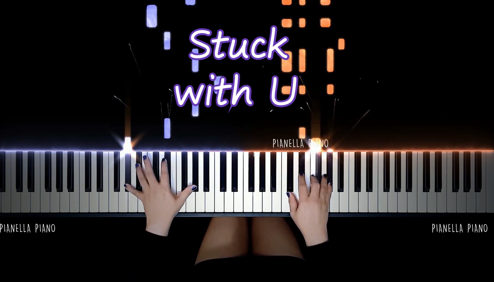 [图]Ariana Grande & Justin Bieber - Stuck with U | Piano Cover by Pianella Piano