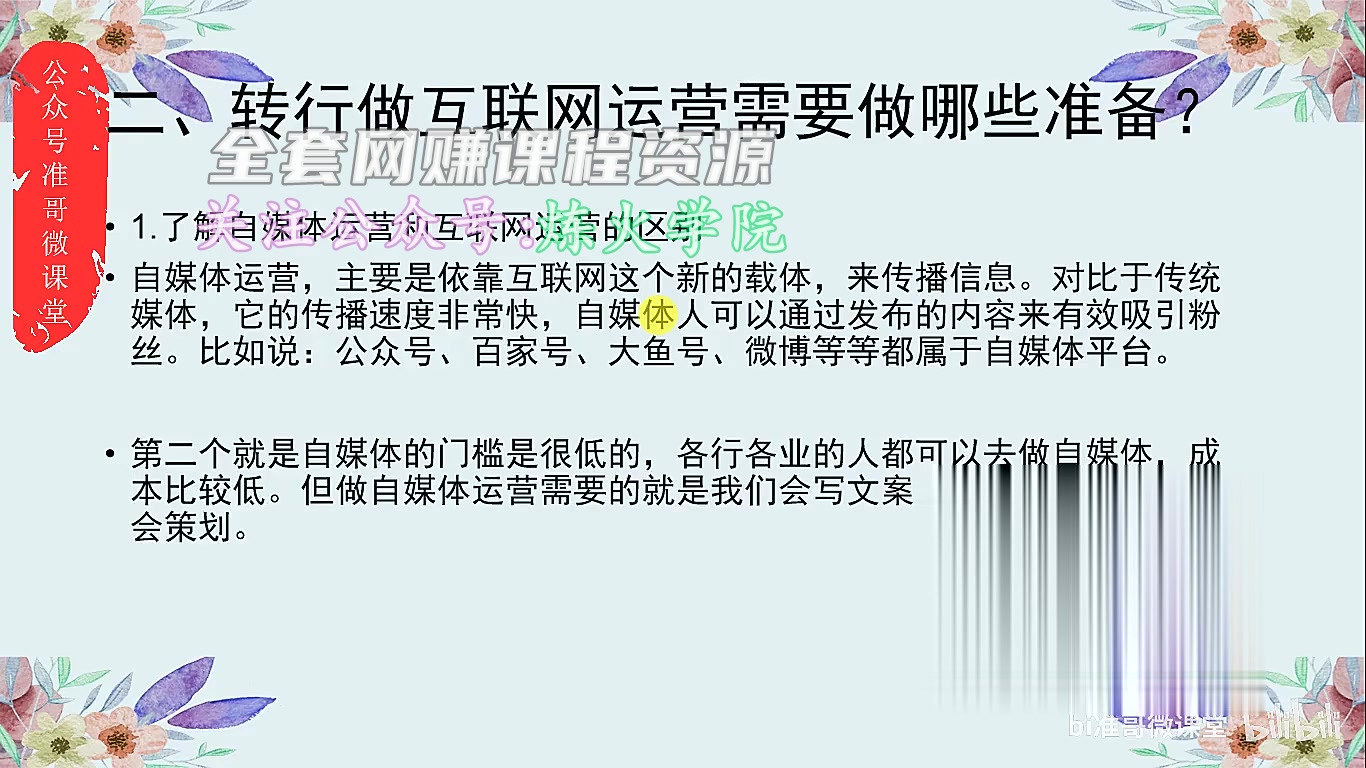 2021年,如何从0到1转行做互联网运营?哔哩哔哩bilibili