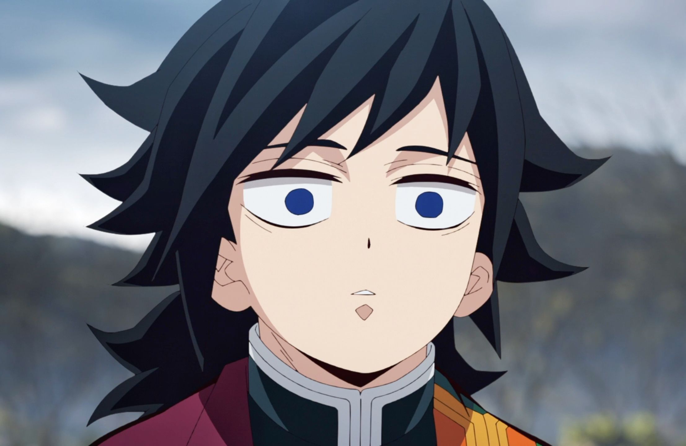 "被魔性的炭炭疯狂洗脑,义勇彻底同化,这豆豆眼也太智慧了吧.