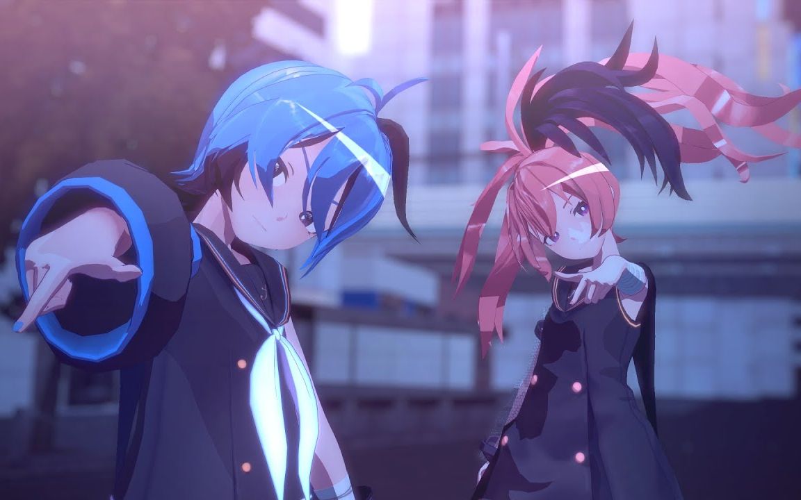 【mmd】ヴィラン villain【sour式v3·v4 flower】【搬运】_哔哩哔哩