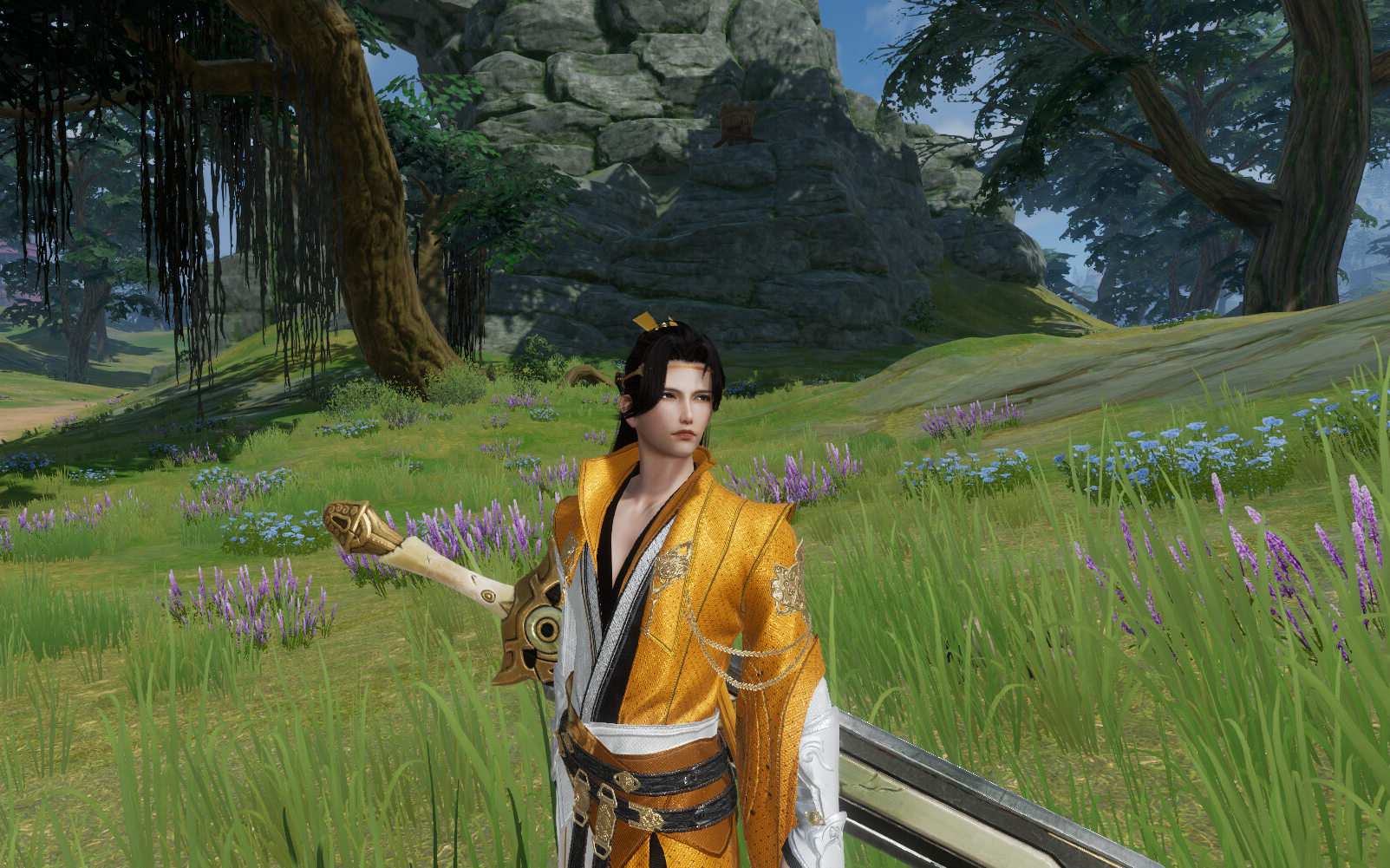 【剑三mmd】鹤梦二少(模型测试)