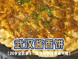 下载视频: 武汉路边偶遇酥酥脆脆全是褶子的酱香饼！20岁全款拿下！我感觉我未来可期！