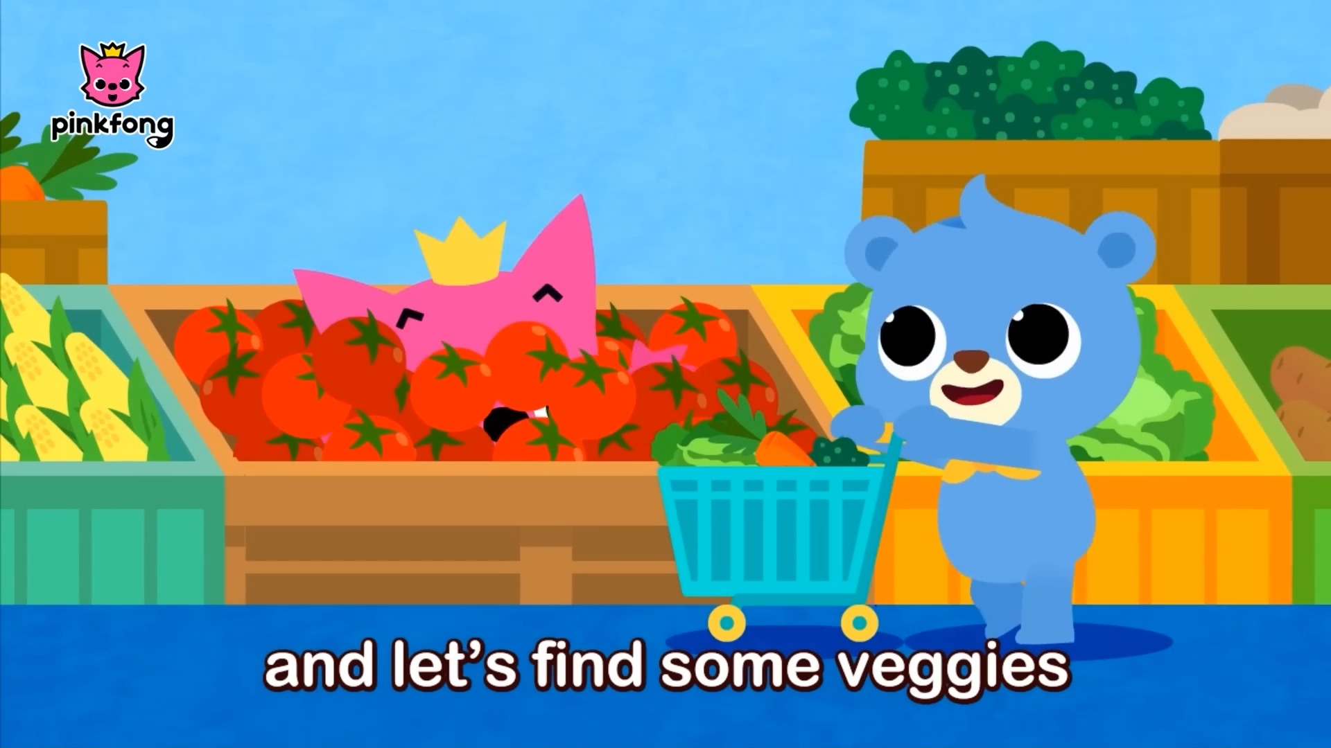 fruit-veggie abc pinkfong英语启蒙歌曲 童谣 英文启蒙儿歌 动画