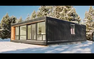 Скачать видео: 在森林中建造的集装箱房屋