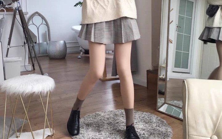 光腿神器过膝袜开袋